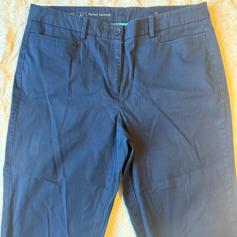 Talbots Dark Blue Skimmer Pants